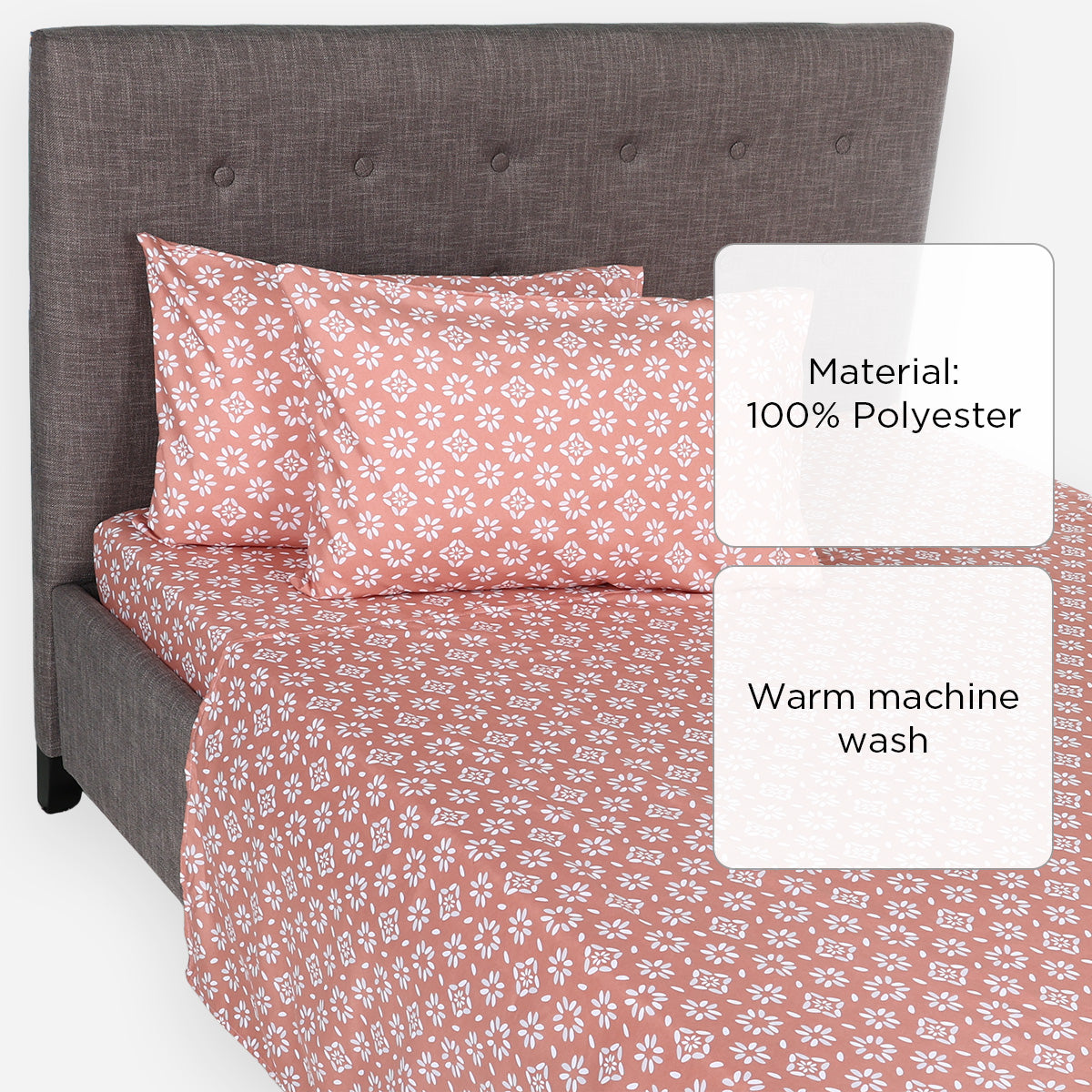 Hosh 4-Piece Deluxe PF12 Bedsheet Set - Queen