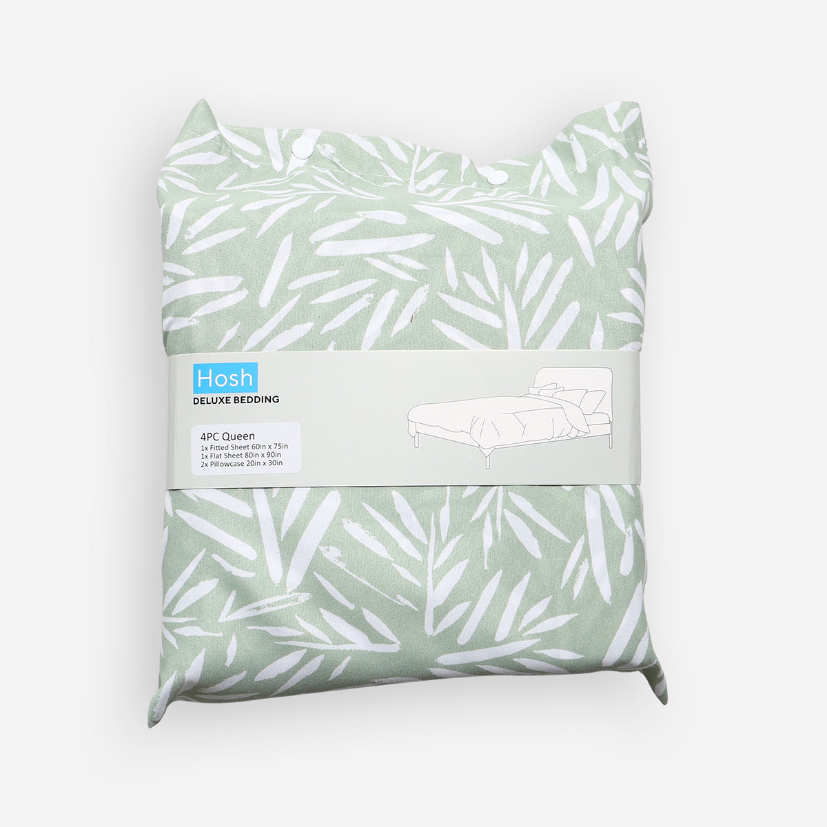 Hosh 4-Piece Deluxe PF16 Bedsheet Set - Queen