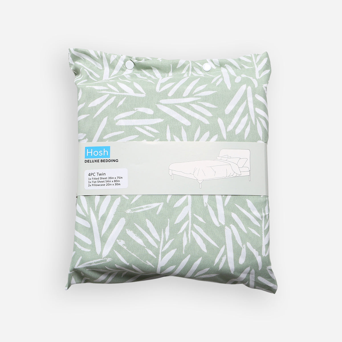 Hosh 4-Piece Deluxe PF16 Bedsheet Set - Twin