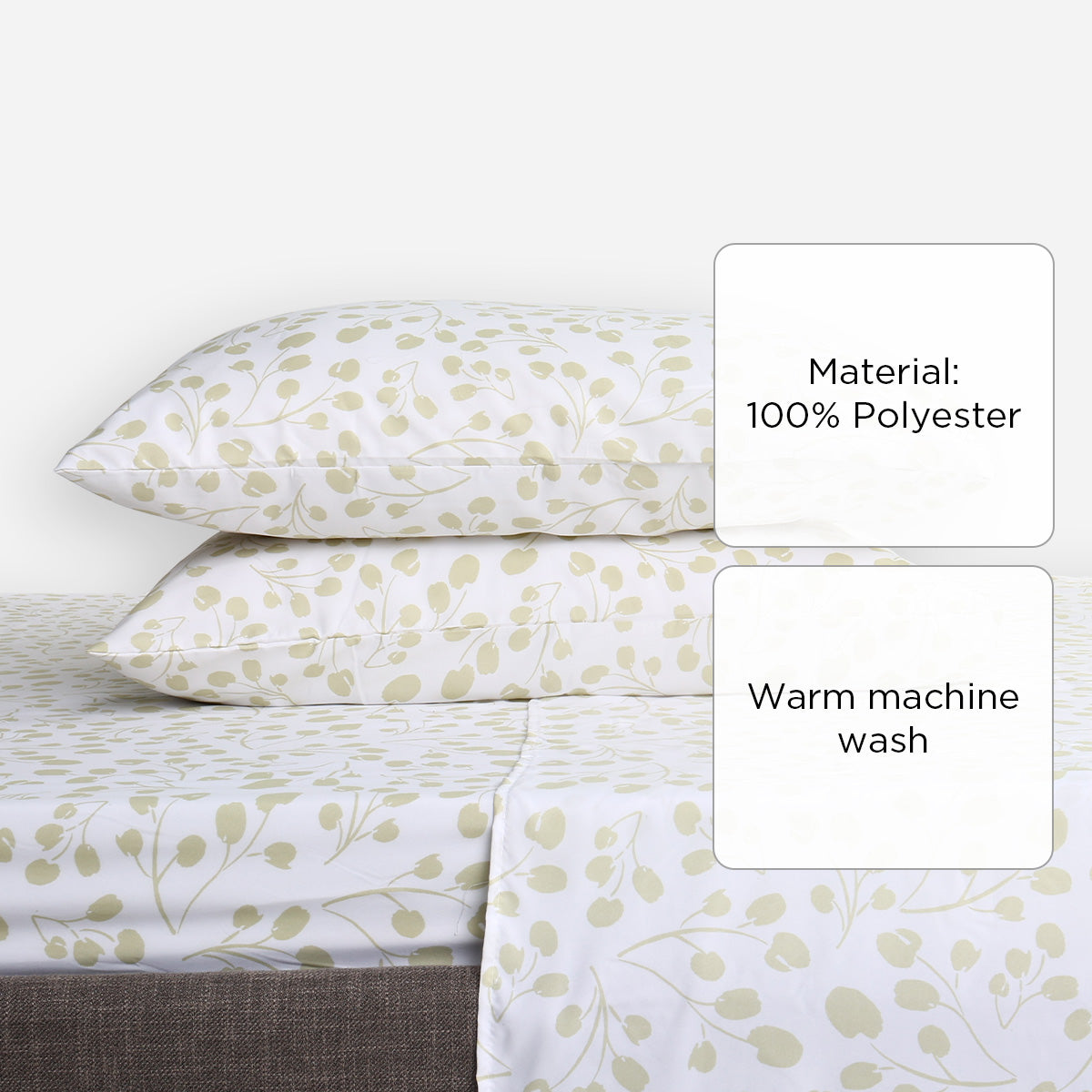 Hosh 4-Piece Deluxe PF8 Bedsheet Set - Twin