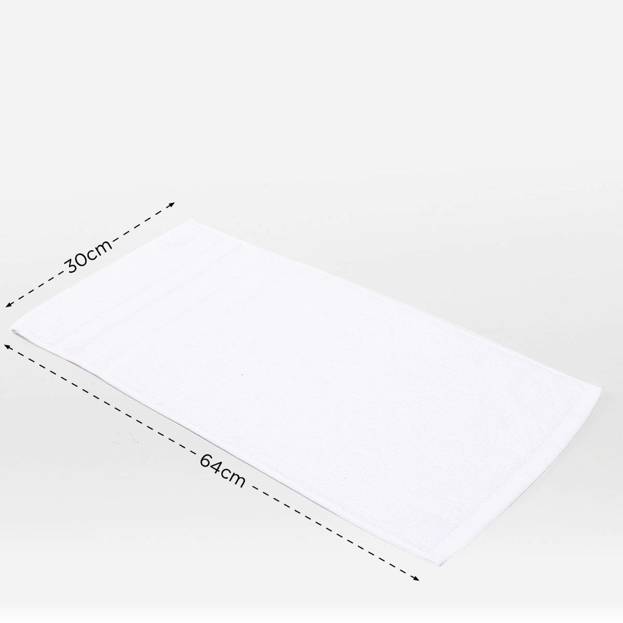 Hosh Signature Cotton Hand Towel (Gray) - 12x25in