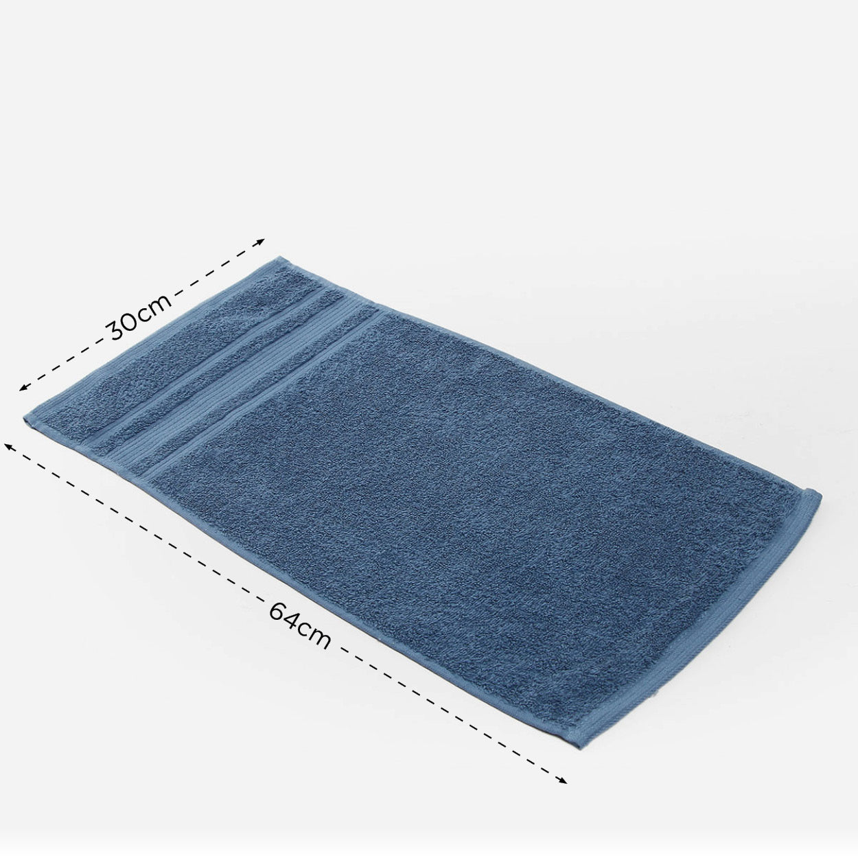 Hosh Signature Cotton Hand Towel (Midnight Blue) - 12x25in