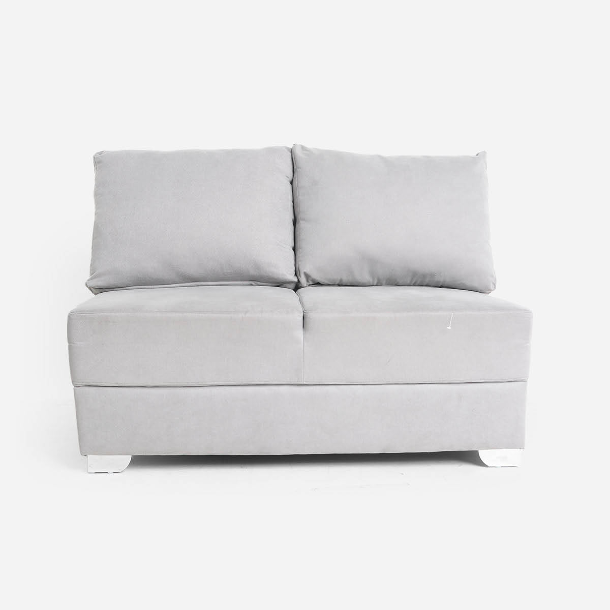 Hosh Create 2-Seater Armless Sofa - Winslet Gray