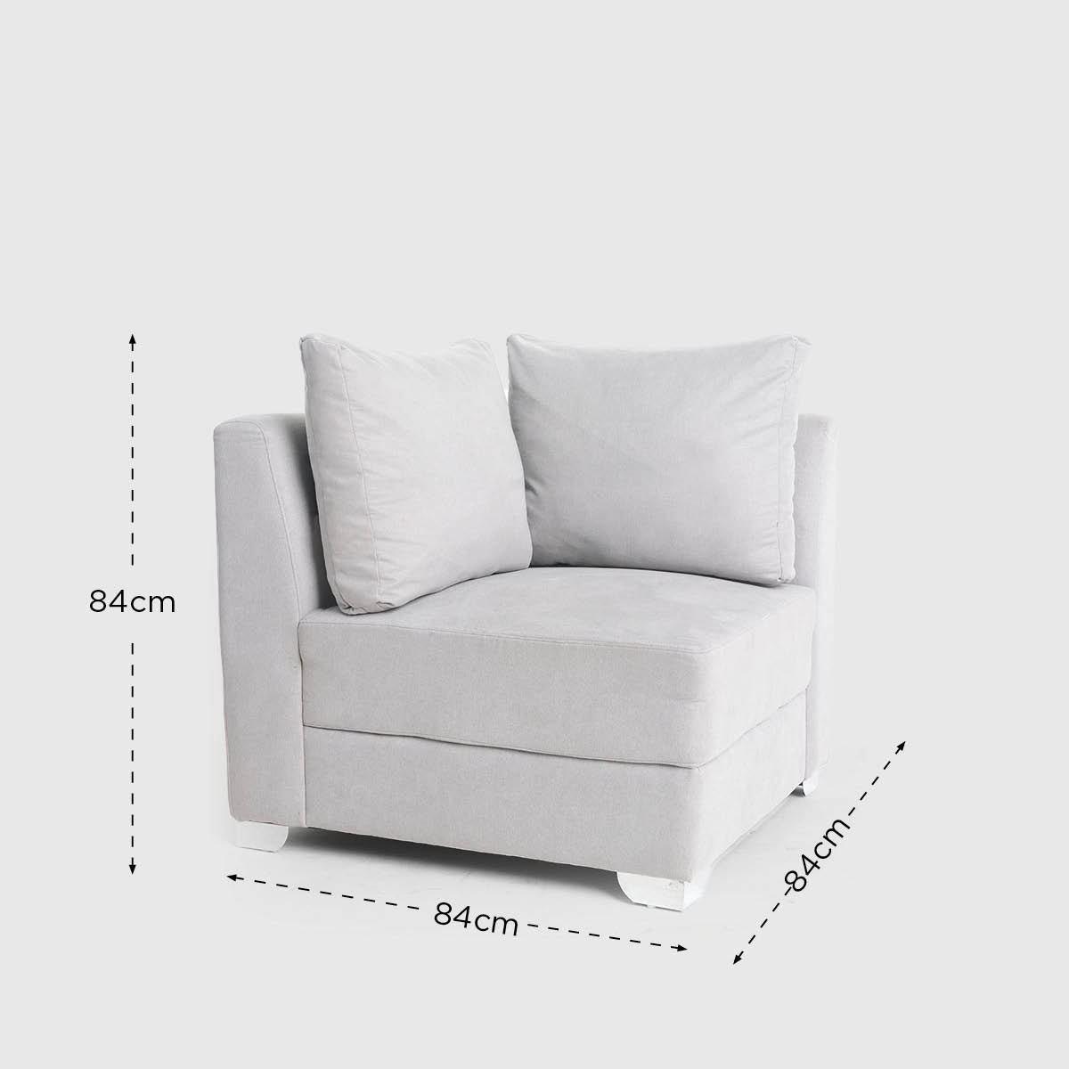 Hosh Create Corner Sofa - Winslet Gray
