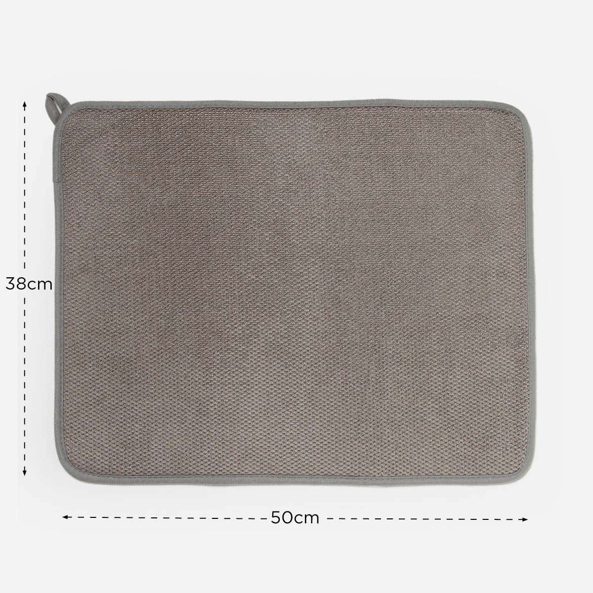 Hosh Dish Drying Mat (Gray) - 38x50cm