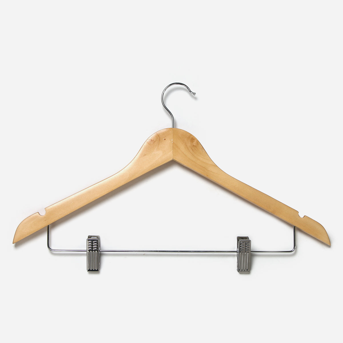 Hosh 3-Pieces Wooden Hanger With Clips EMW2006