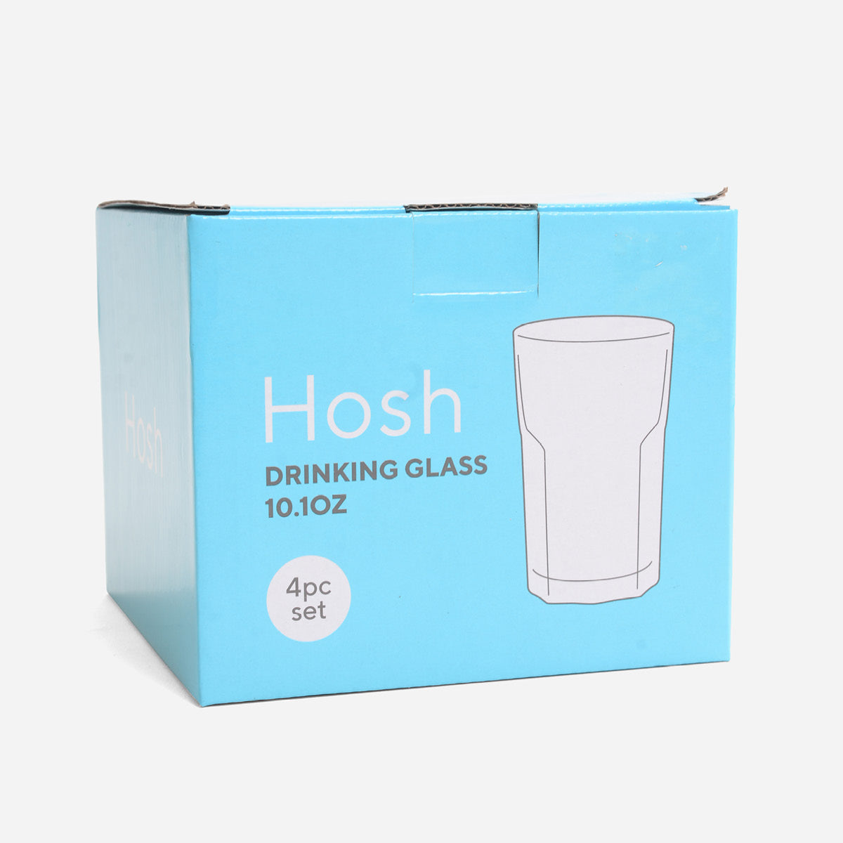 Hosh 4-pc Glass Tumbler Set GB03017811 (Clear) - 10.14oz
