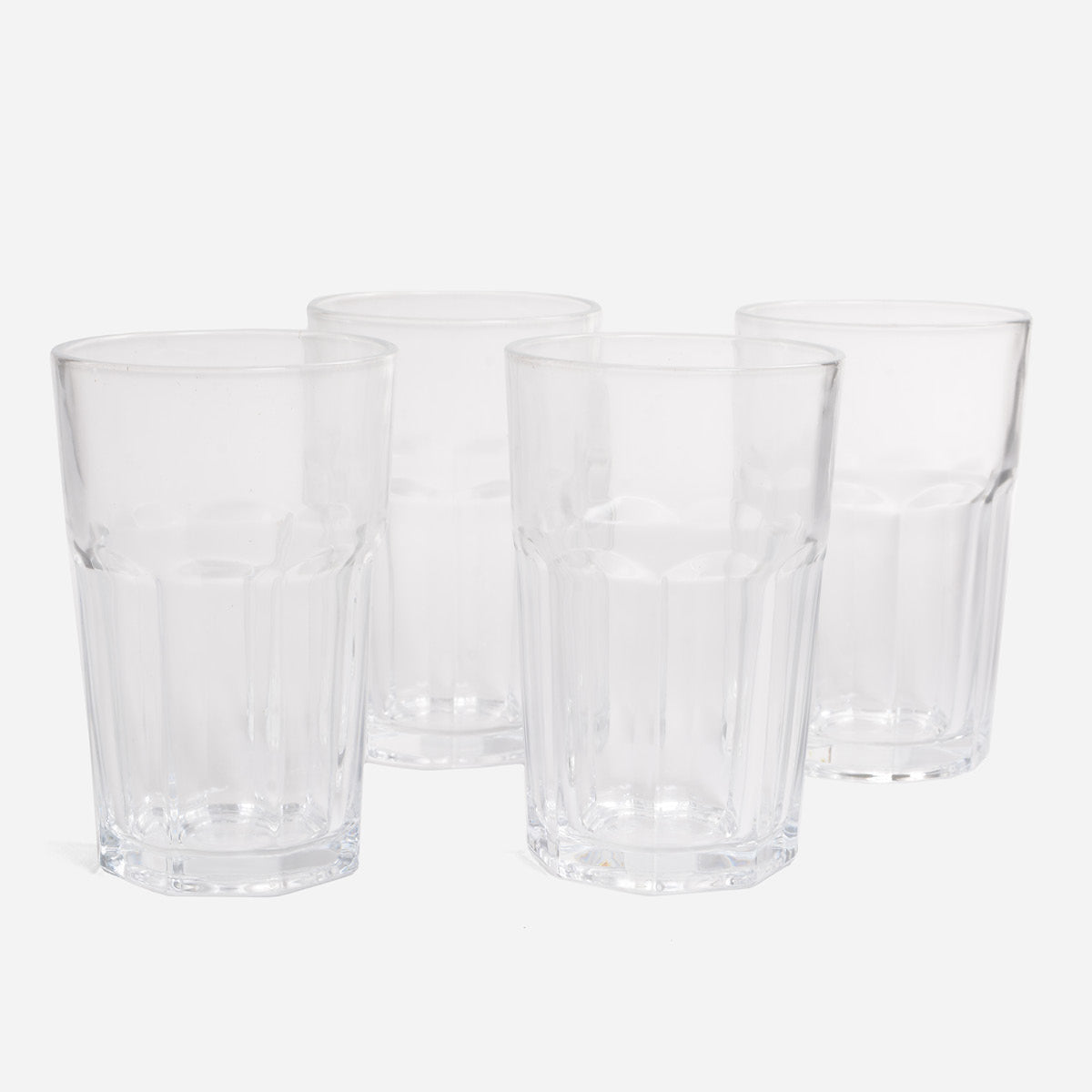 Hosh 4-pc Glass Tumbler Set GB03017811 (Clear) - 10.14oz