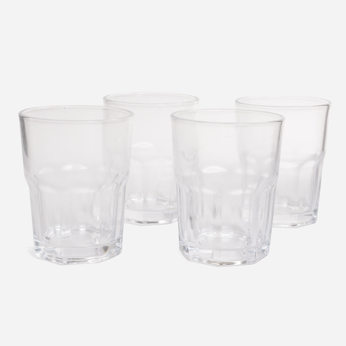 Hosh 4-pc Glass Tumbler Set GB03017910 (Clear) - 9.6oz