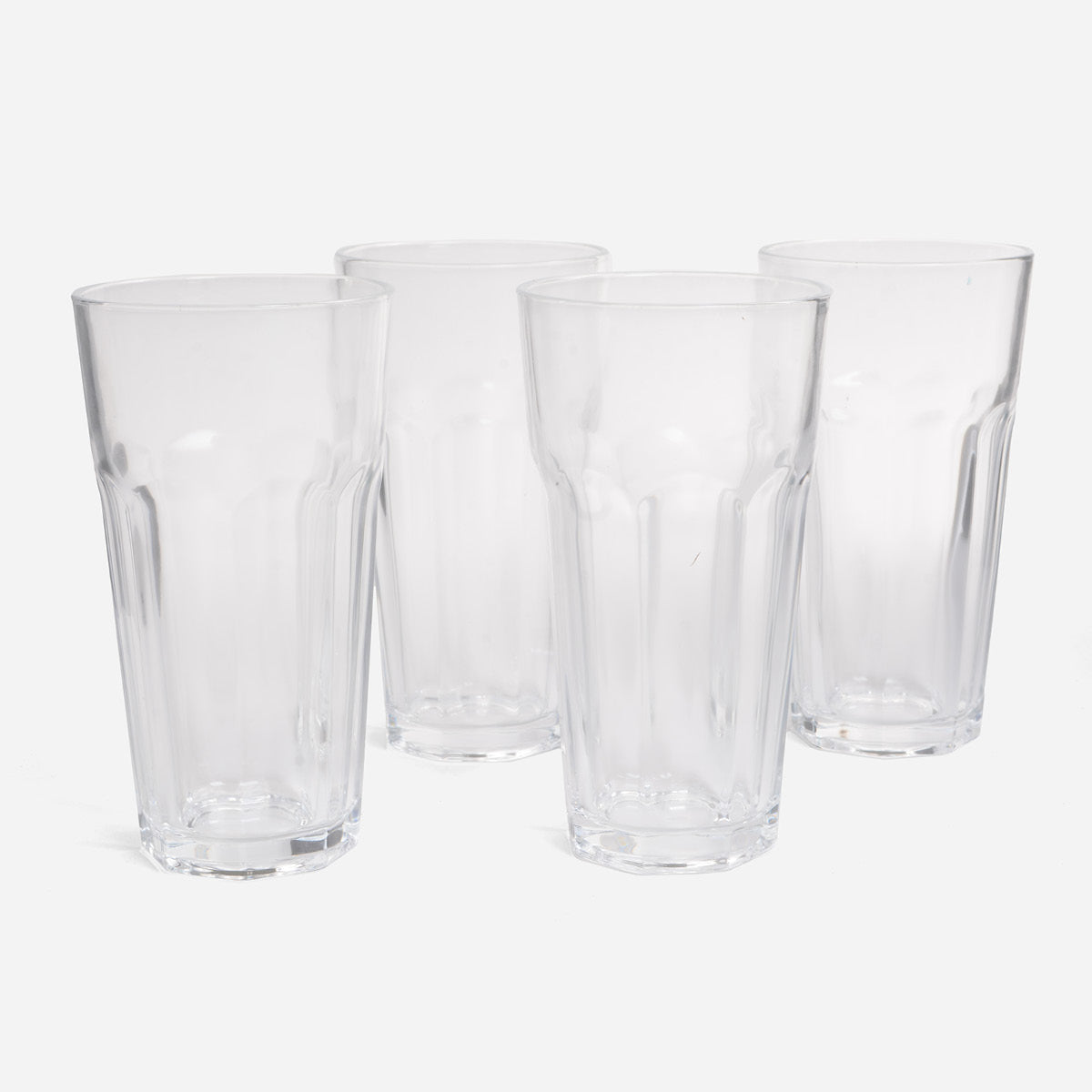 Hosh 4-pc Glass Tumbler Set GB03018014 (Clear) - 12.5oz