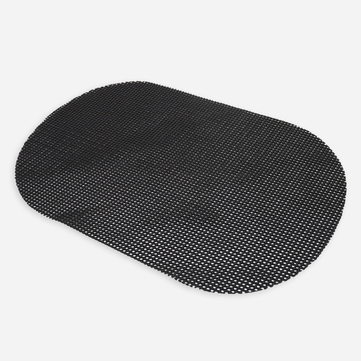Hosh Waffle Placemat (Black) - Oval