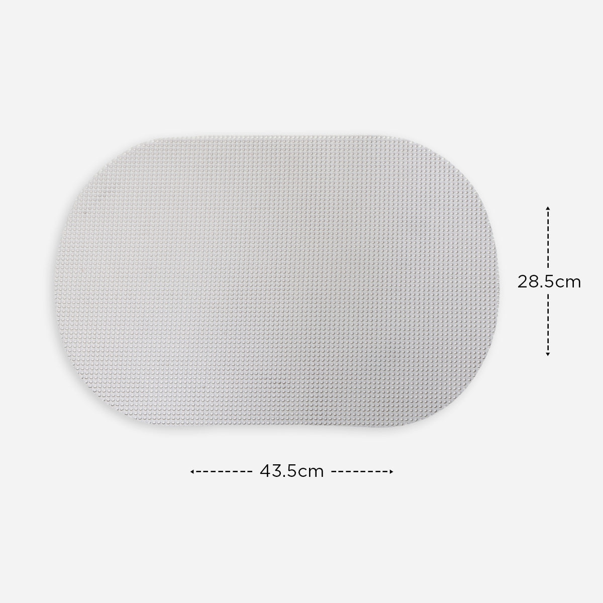 Hosh Waffle Placemat (White) - Oval
