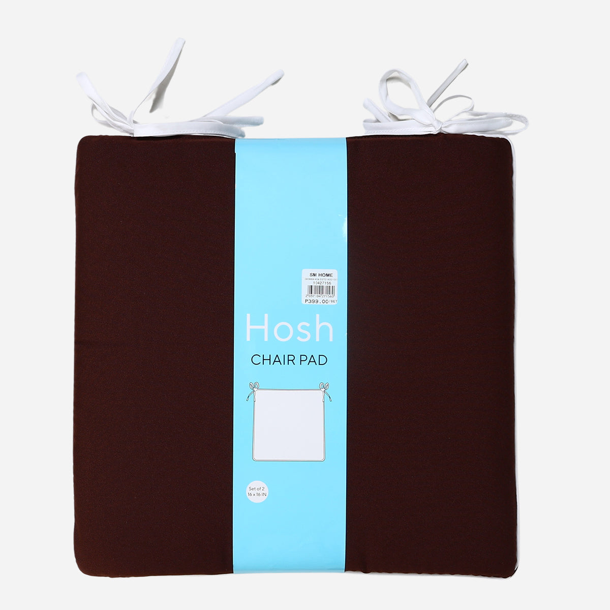 Hosh 2-pieces Chairpad (Choco Brown) - 16x16in