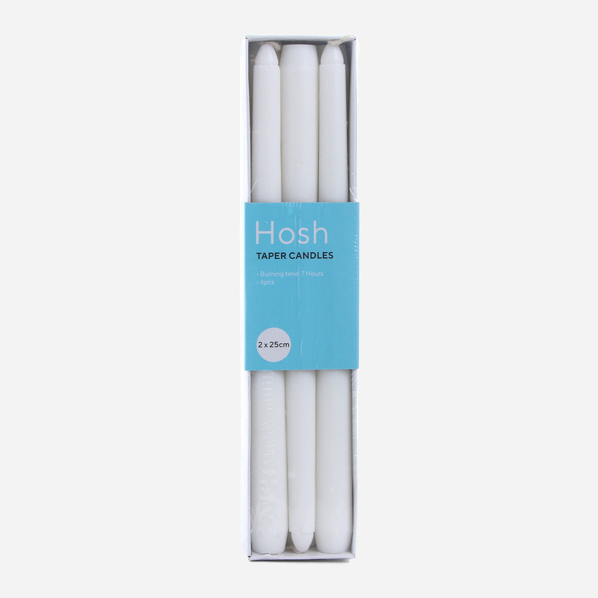 Hosh 6 Pieces Taper Candles - 10in.