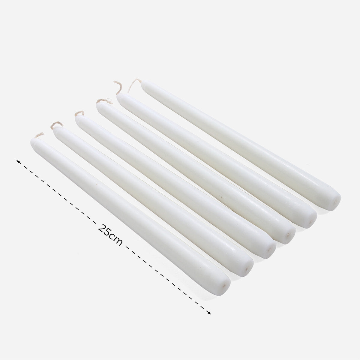 Hosh 6 Pieces Taper Candles - 10in.
