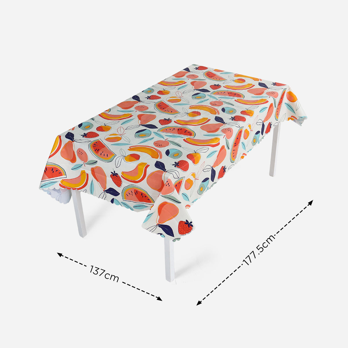 Hosh Vinyl Flannel-backed Tablecloth - 60 x 90in