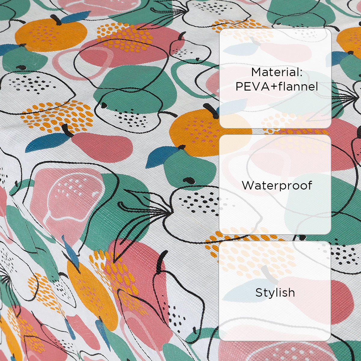 Hosh Vinyl Flannel-backed Tablecloth - 54x70in