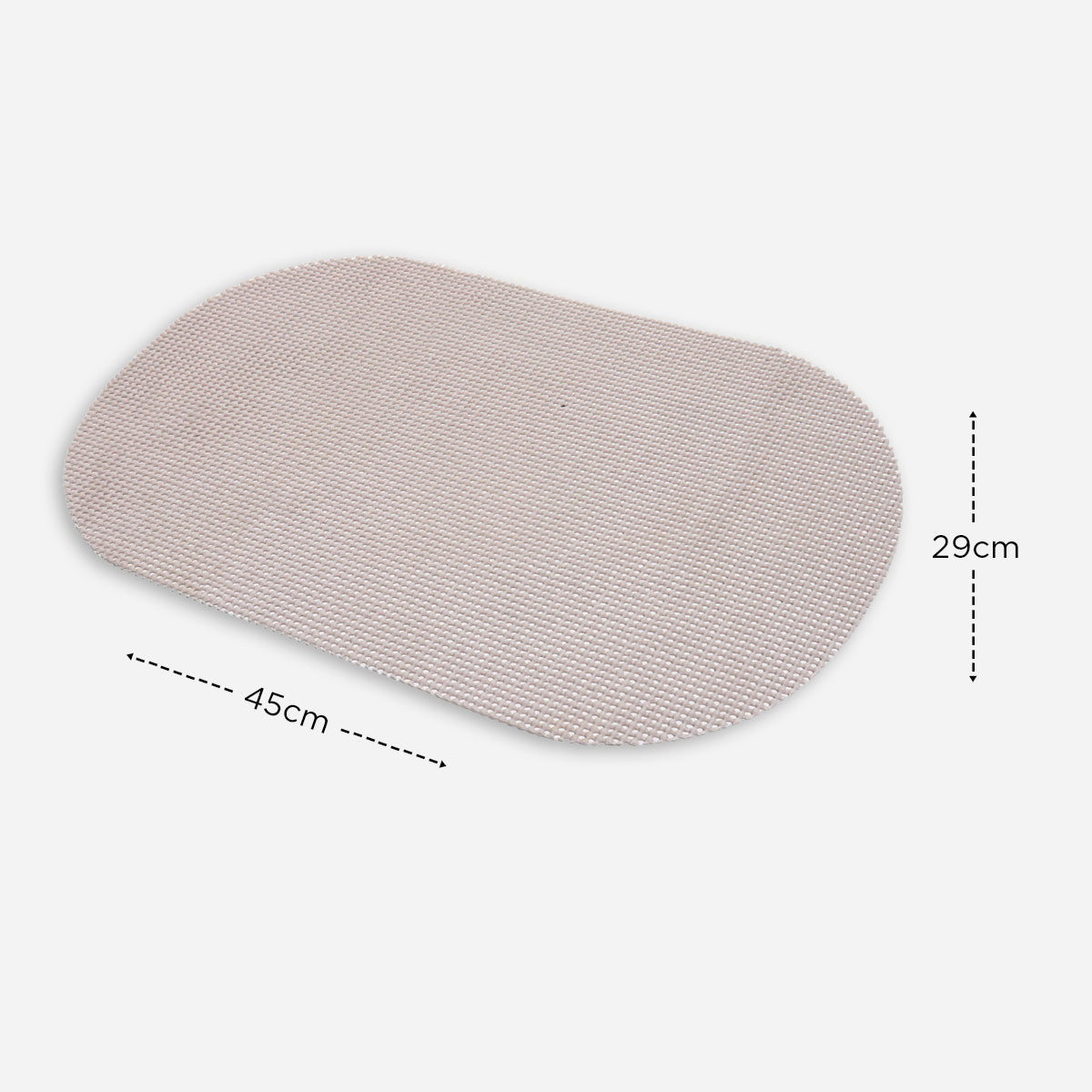 Hosh Waffle Placemat and Coaster - Beige