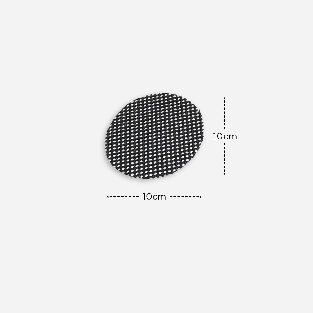 Hosh Waffle Placemat and Coaster - Black