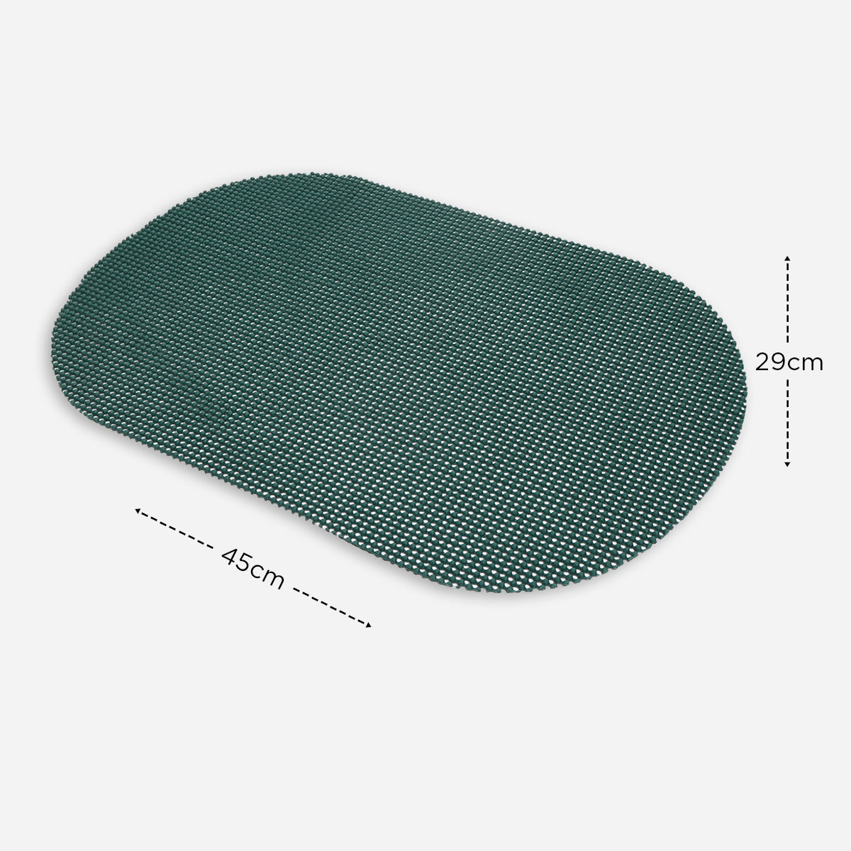 Hosh Waffle Placemat and  Coaster - H.Green