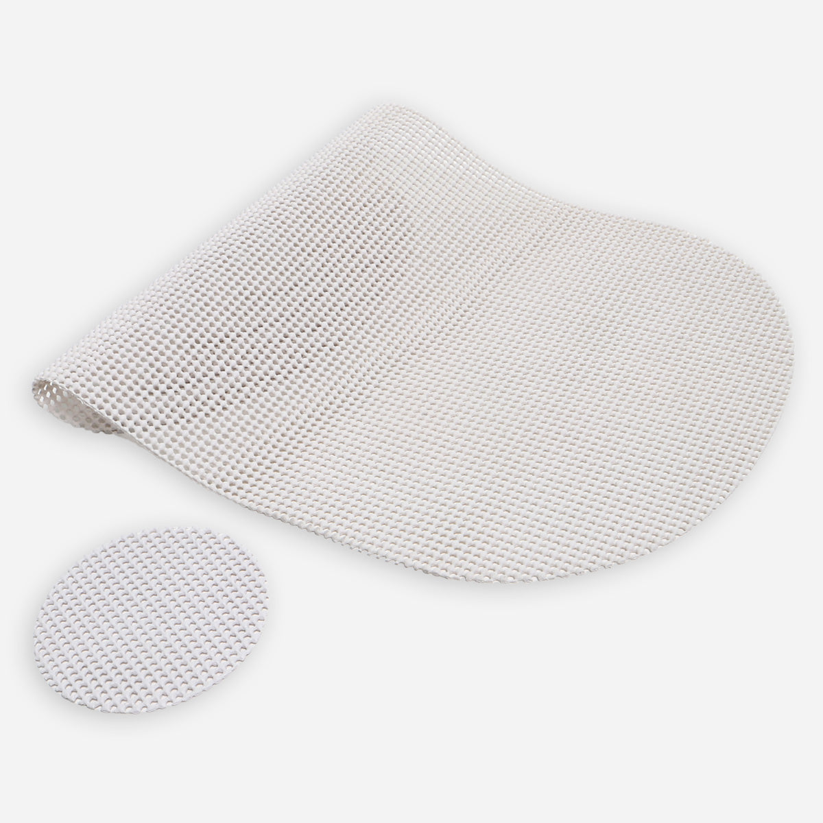 Hosh Waffle Placemat and Coaster - White