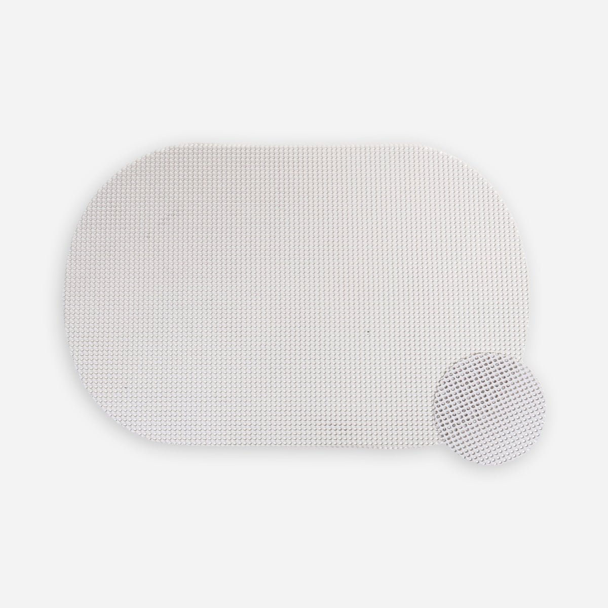Hosh Waffle Placemat and Coaster - White