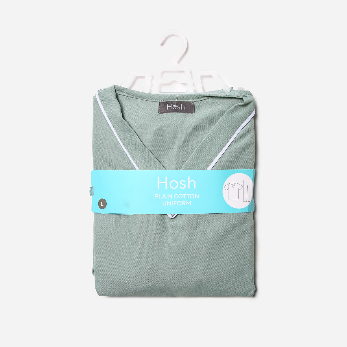 Hosh Yuna Plain Scrubsuit Set (Olive Green) - Large