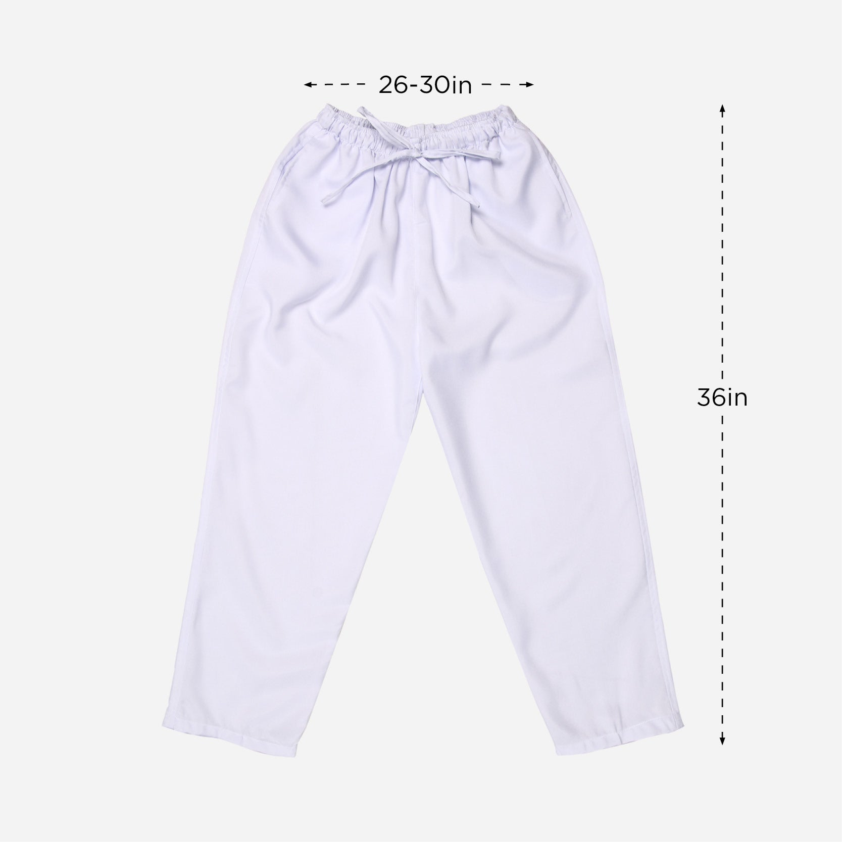 Hosh Yuna Plain Scrubsuit Set (White) - Medium