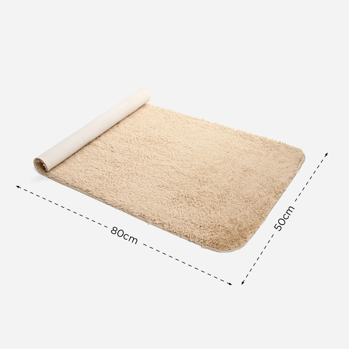 HWP-10426509:HOSH_FLUFFY_BATH_MAT_BEIGE_50X80CM_-_10426509-4.jpg