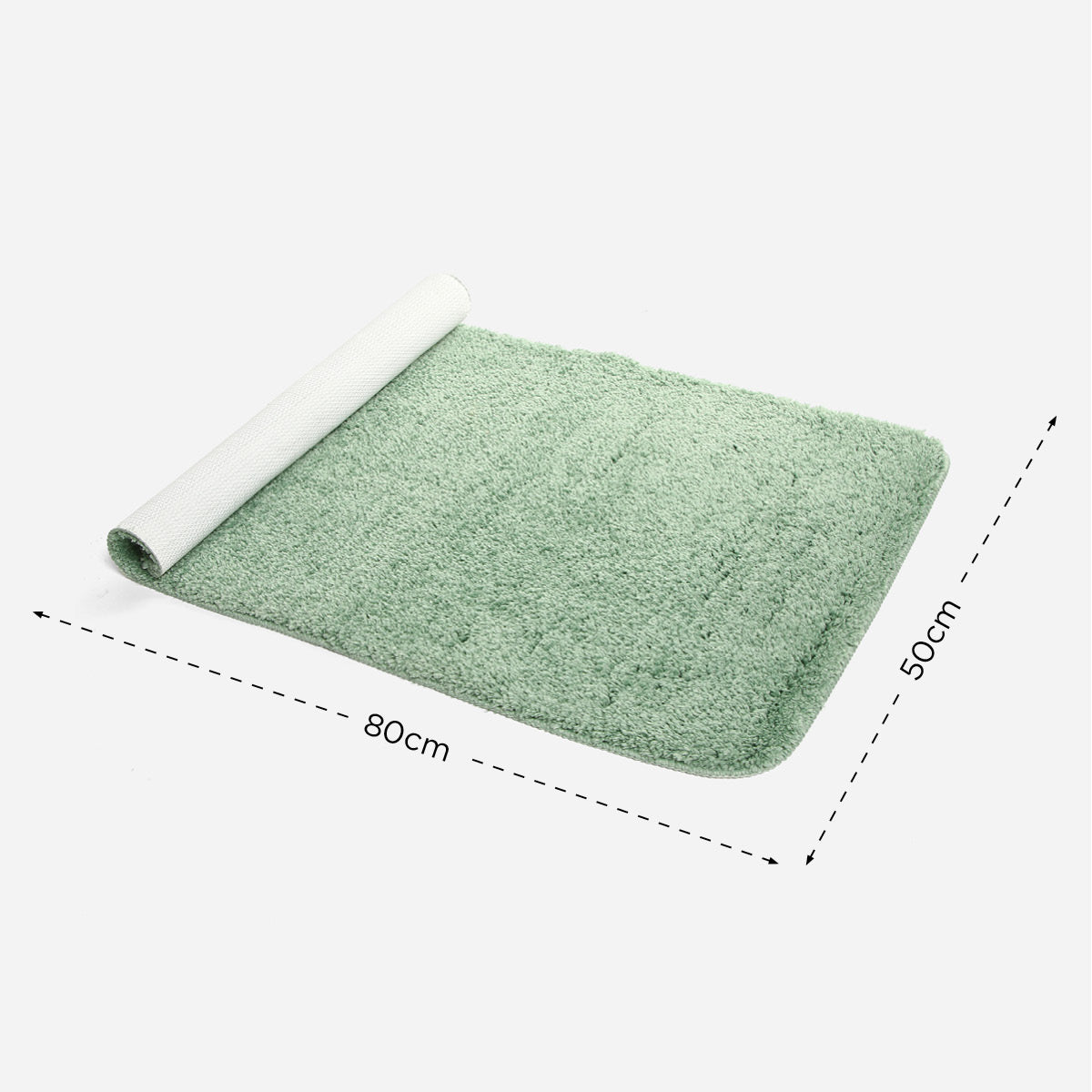 HWP-10426511:HOSH_FLUFFY_BATH_MAT_GREEN_50X80CM_-_10426511-4.jpg