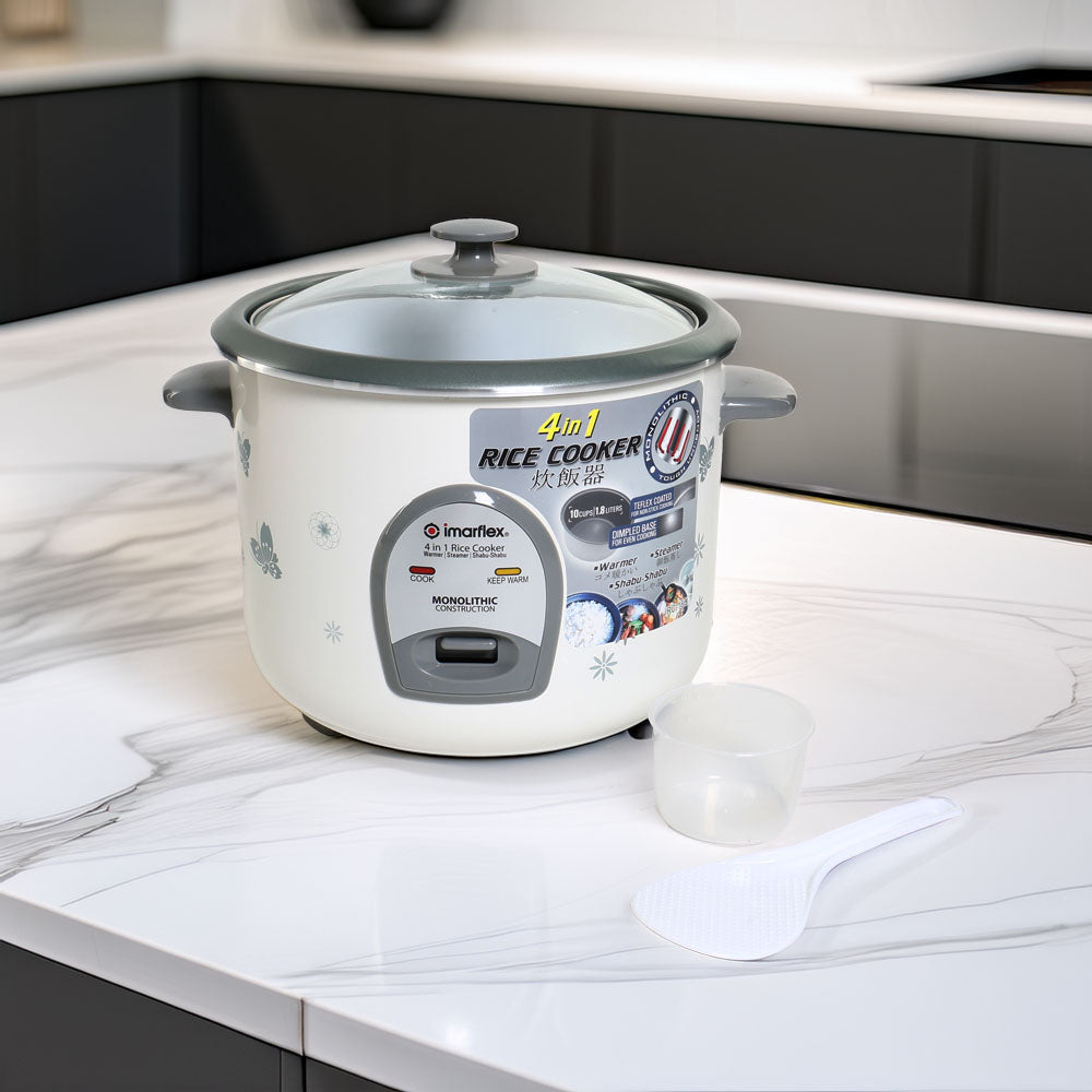 Imarflex IRC-18Q Rice Cooker with Steamer 1.8L