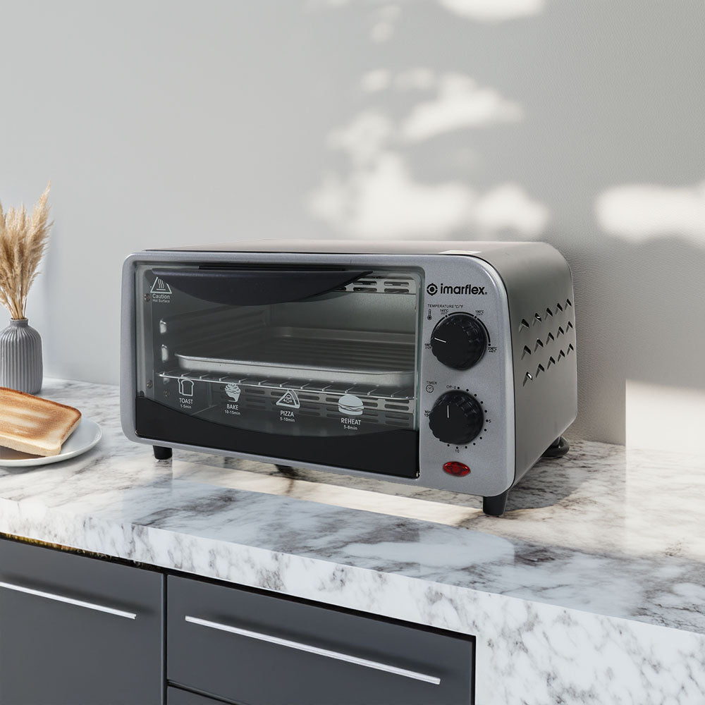 Imarflex Oven Toaster (Black) - 9L