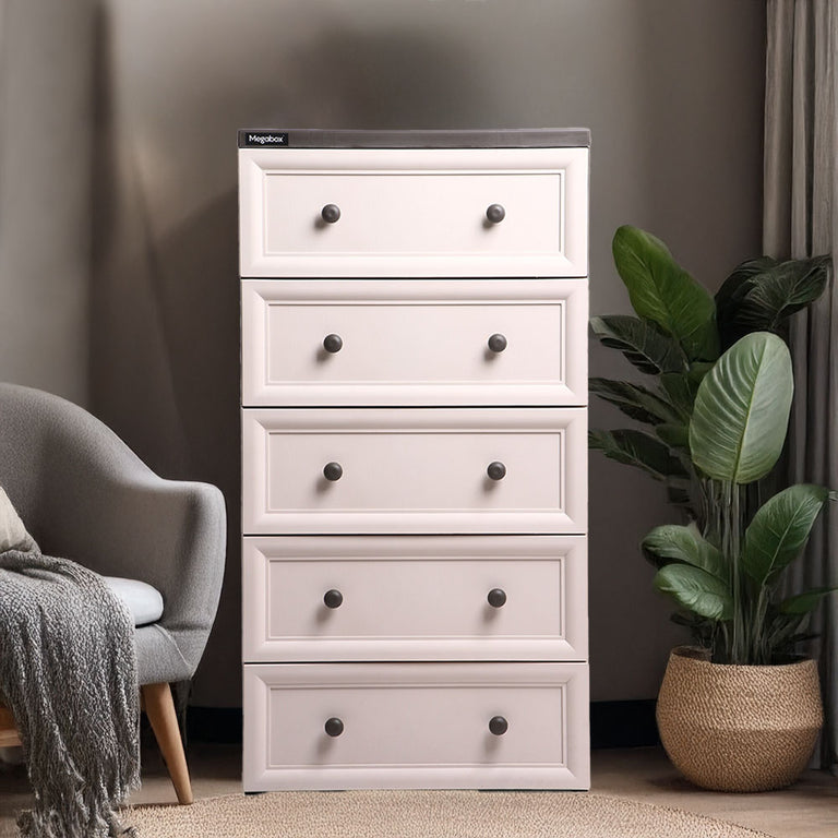 Megabox 5 Layer Drawer MG190-5L - Beige – SM Home