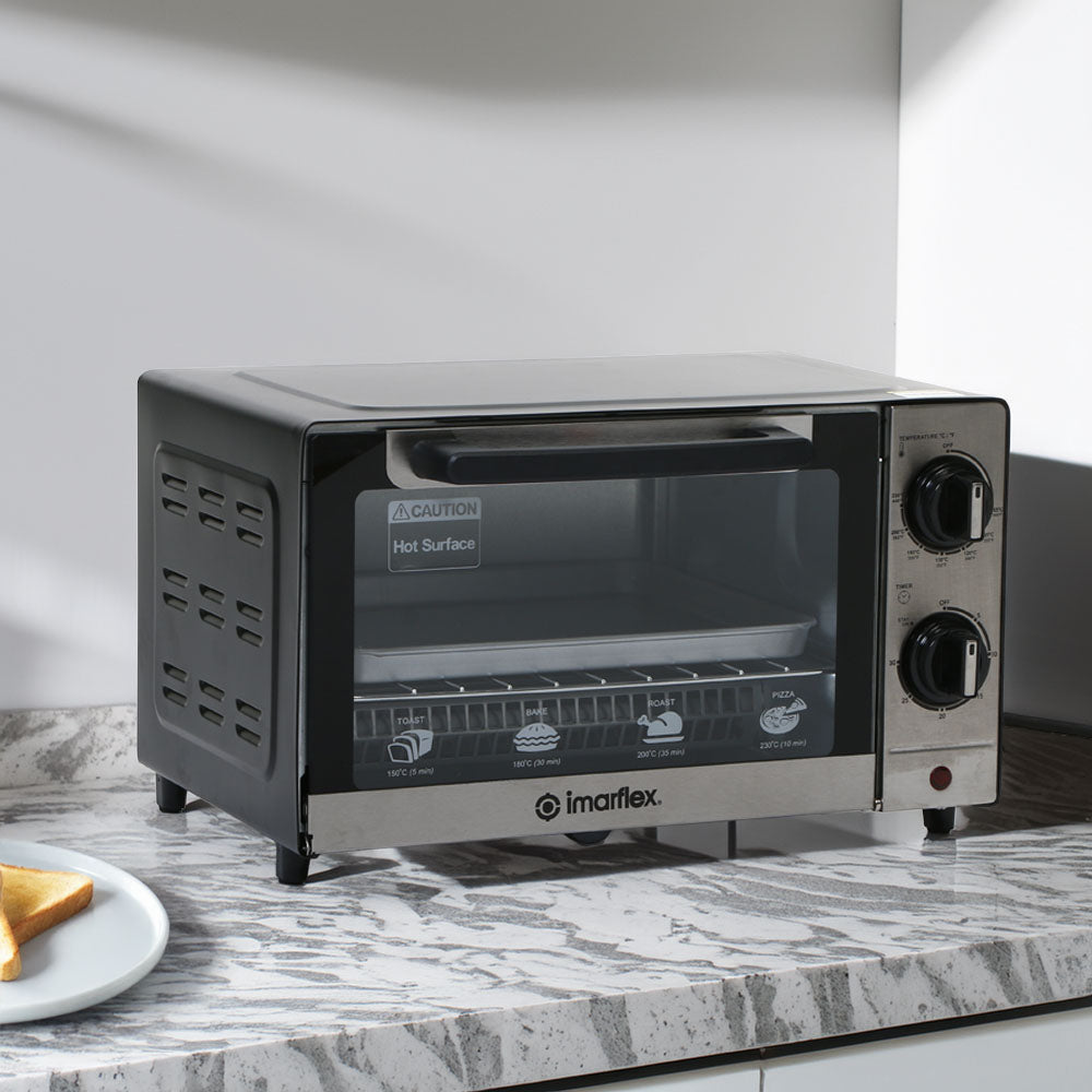 Imarflex Infrared Dual Heater Oven Toaster - 9L