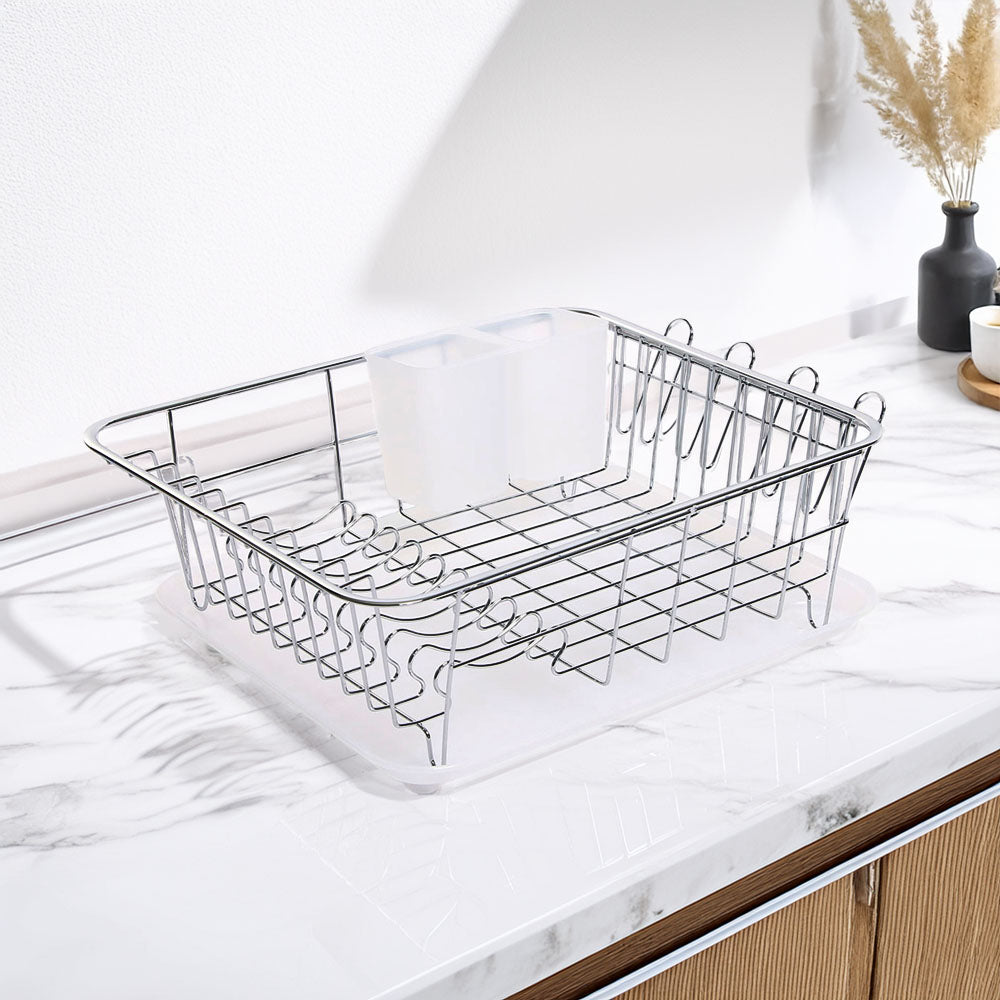 Masflex Compact Dish Rack with Swivel Spout – SM Home