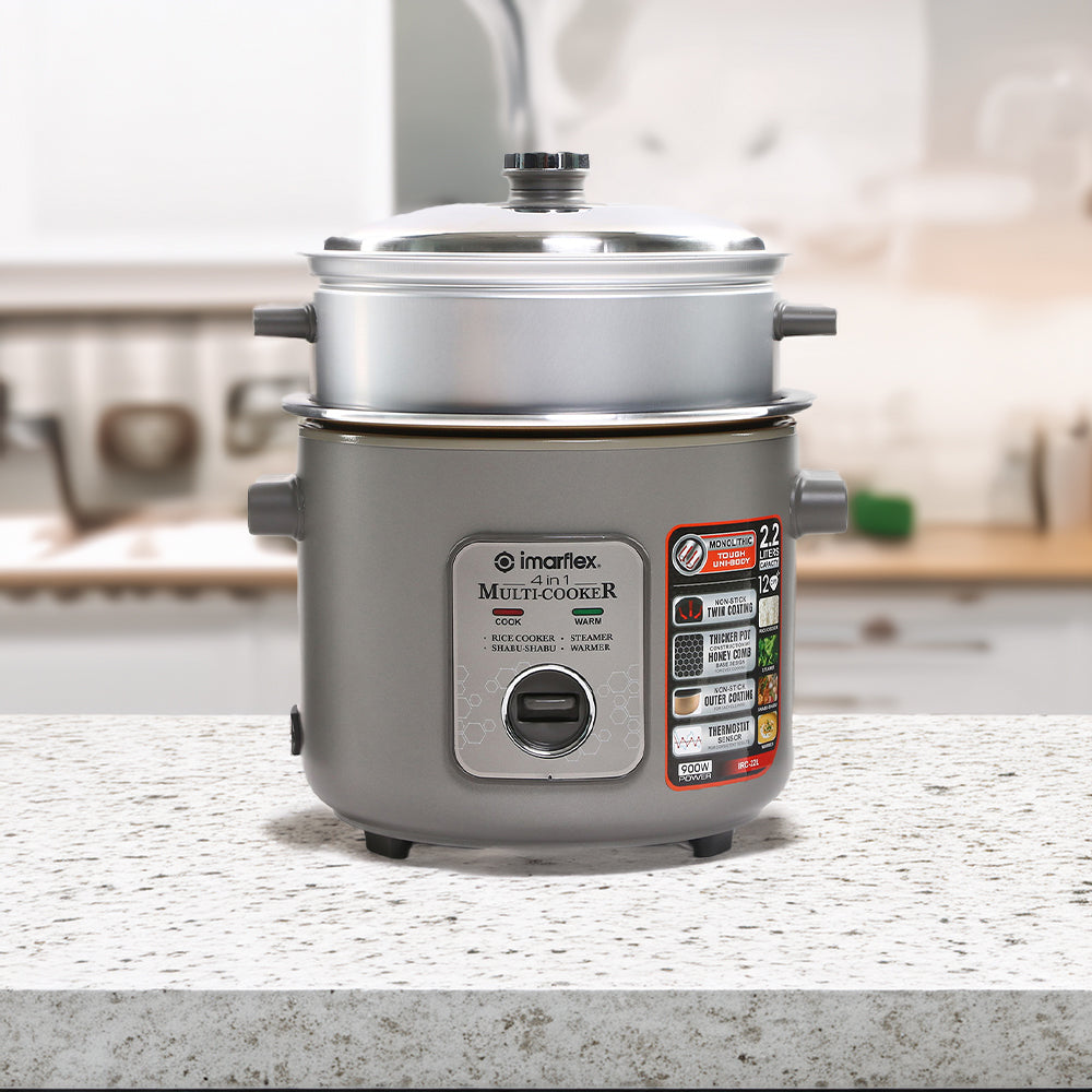 Imarflex IRC-22L 4 IN 1 Rice Cooker Monolithic - 2.2 L