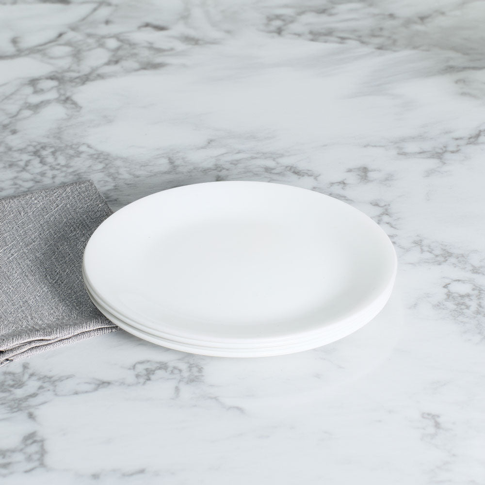 Corelle 4-Piece Luncheon Plate Set - Winter Frost White