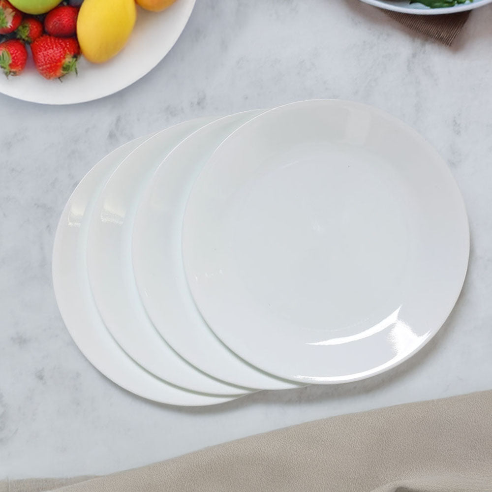 Corelle 4-Piece Dinnerware Set - Winter Frost White