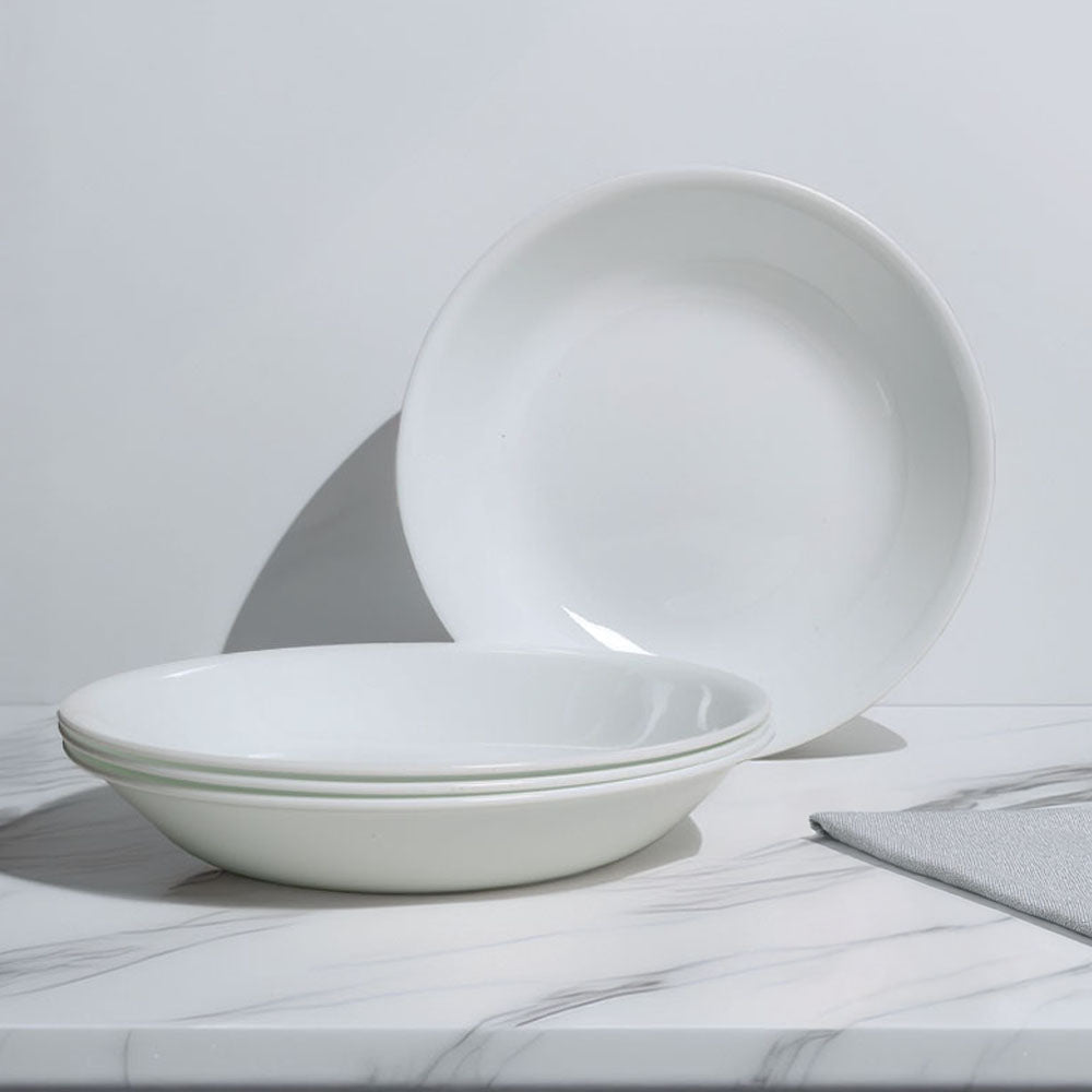 Corelle 4-Piece Soup Plate Set - Winter Frost White