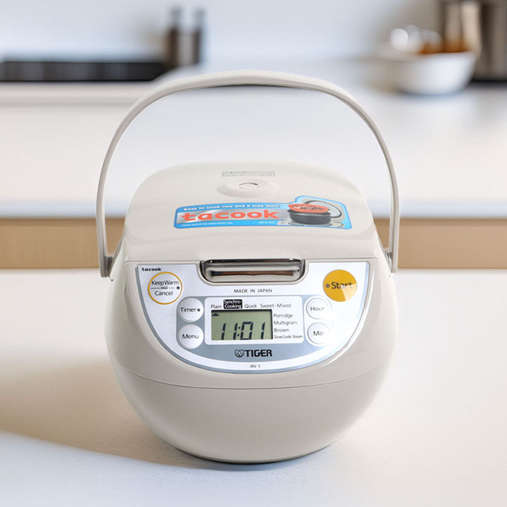 Tiger Microcomputer Controlled Rice Cooker JBV-S10S 1L - Beige