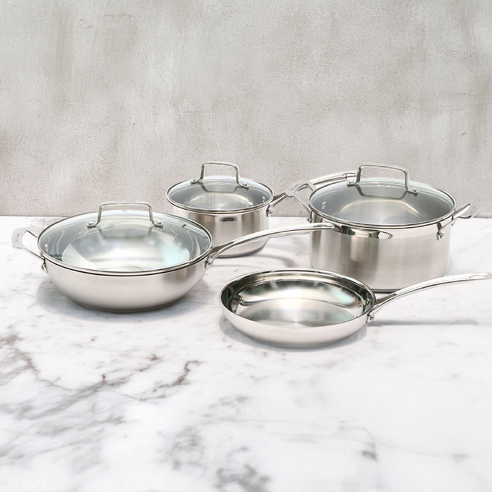 Chef's Classics Cilantro 7 Piece Cookware Set