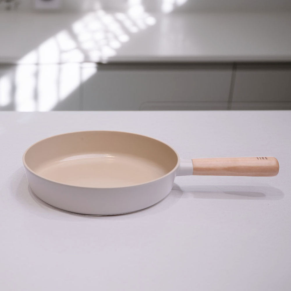 Neoflam Fika Cast Aluminum Fry Pan (Sahara Sand) - 24cm