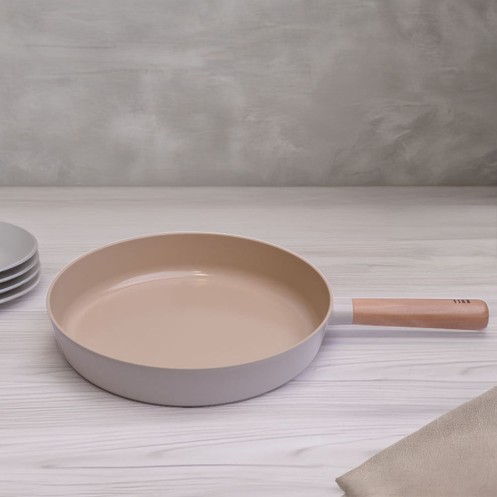 Neoflam Fika Cast Aluminum Fry Pan (Sahara Sand) - 28cm
