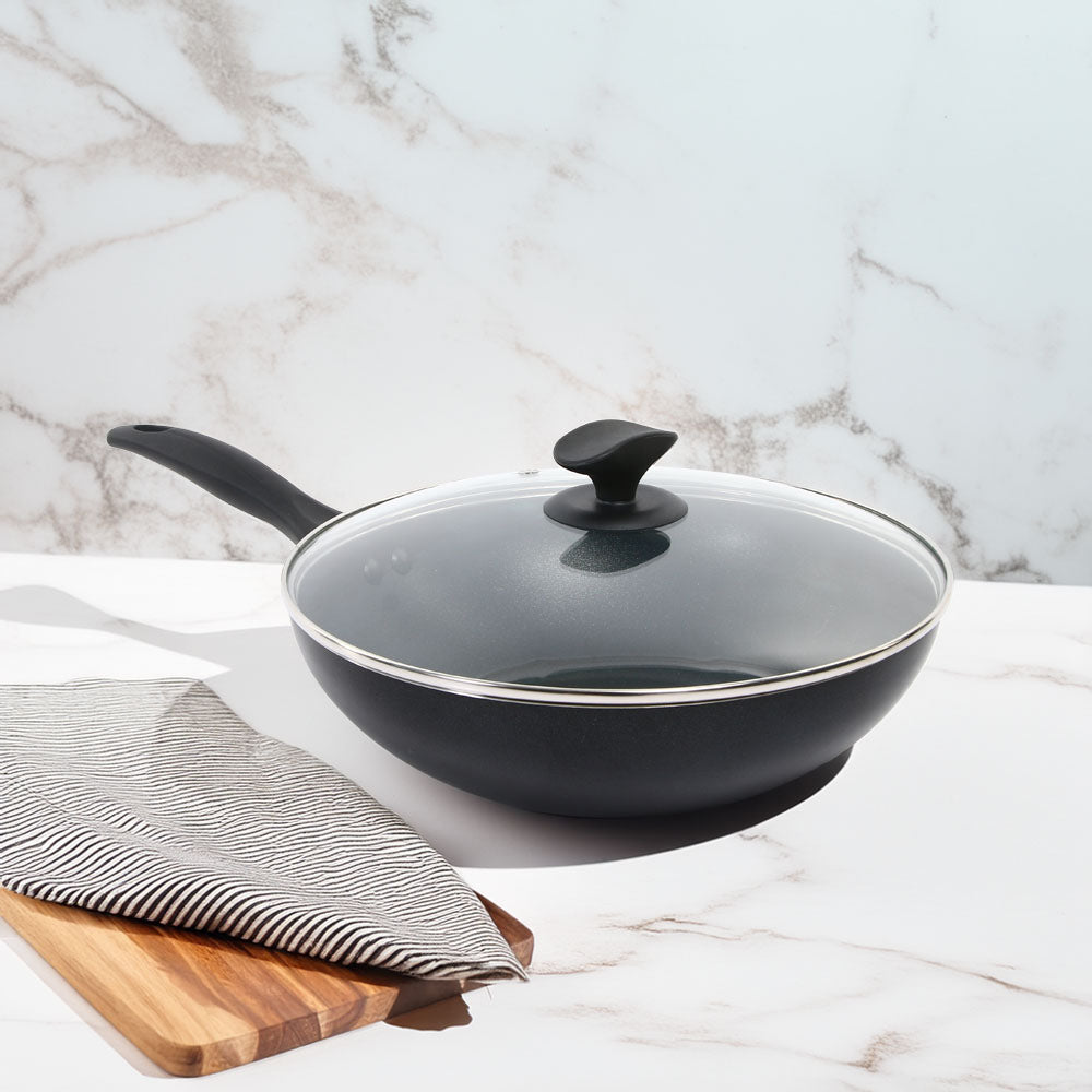 HWP-39231226:HWP-39231226_-_Tefal_Cook_N_Clean_Wok_With_Lid_TFCNCB2257295_-_28cm.jpeg