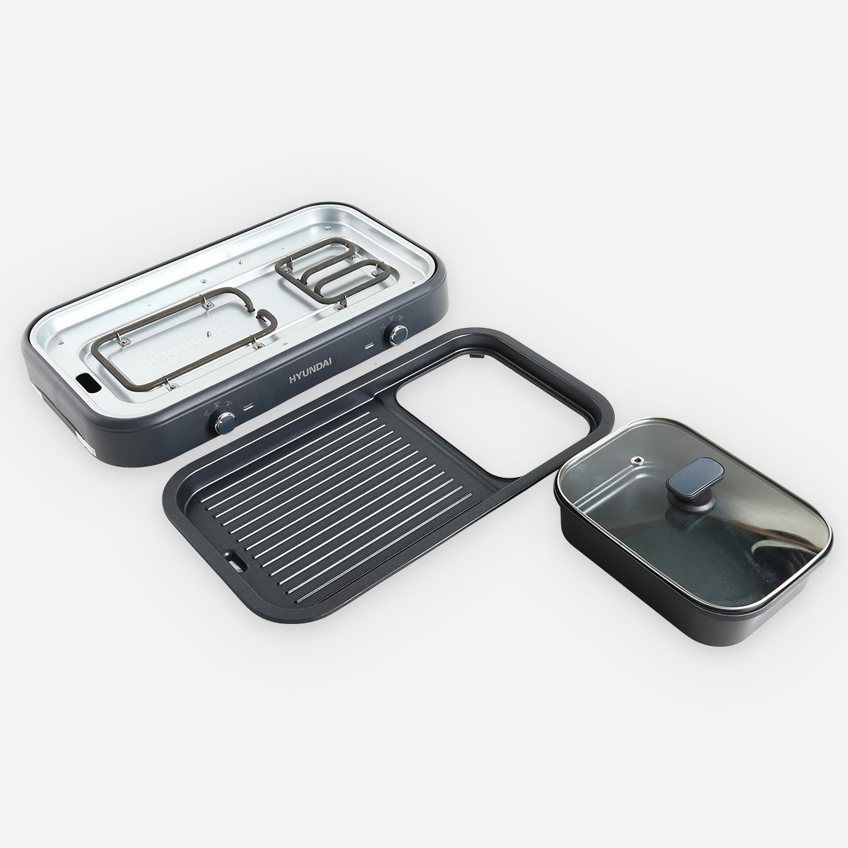 Hyundai Hot Pot and Grill Steel
