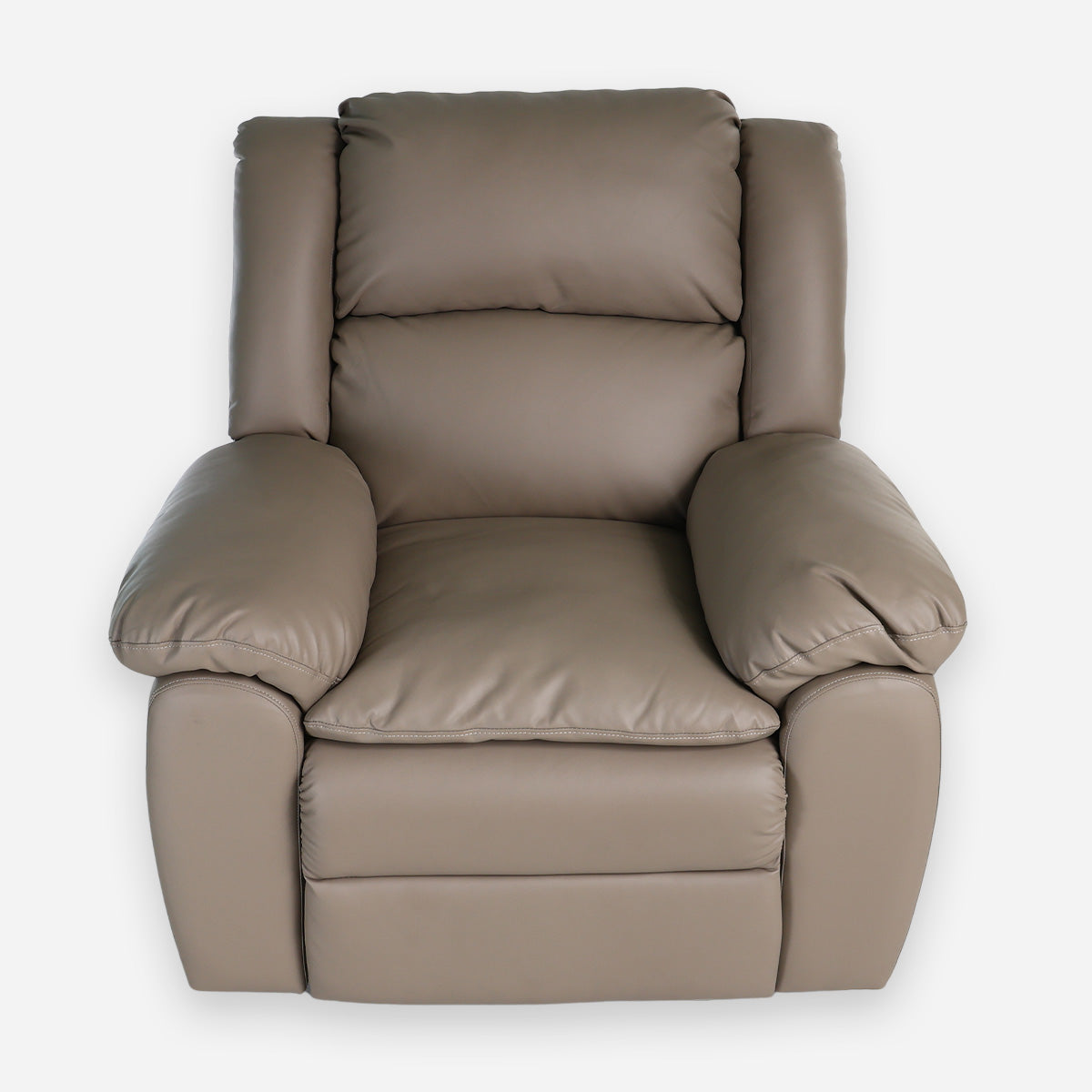 Hosh 1-Seater Air Leather Recliner - Gray