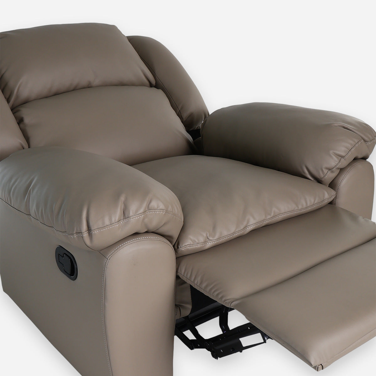 Hosh 1-Seater Air Leather Recliner - Gray