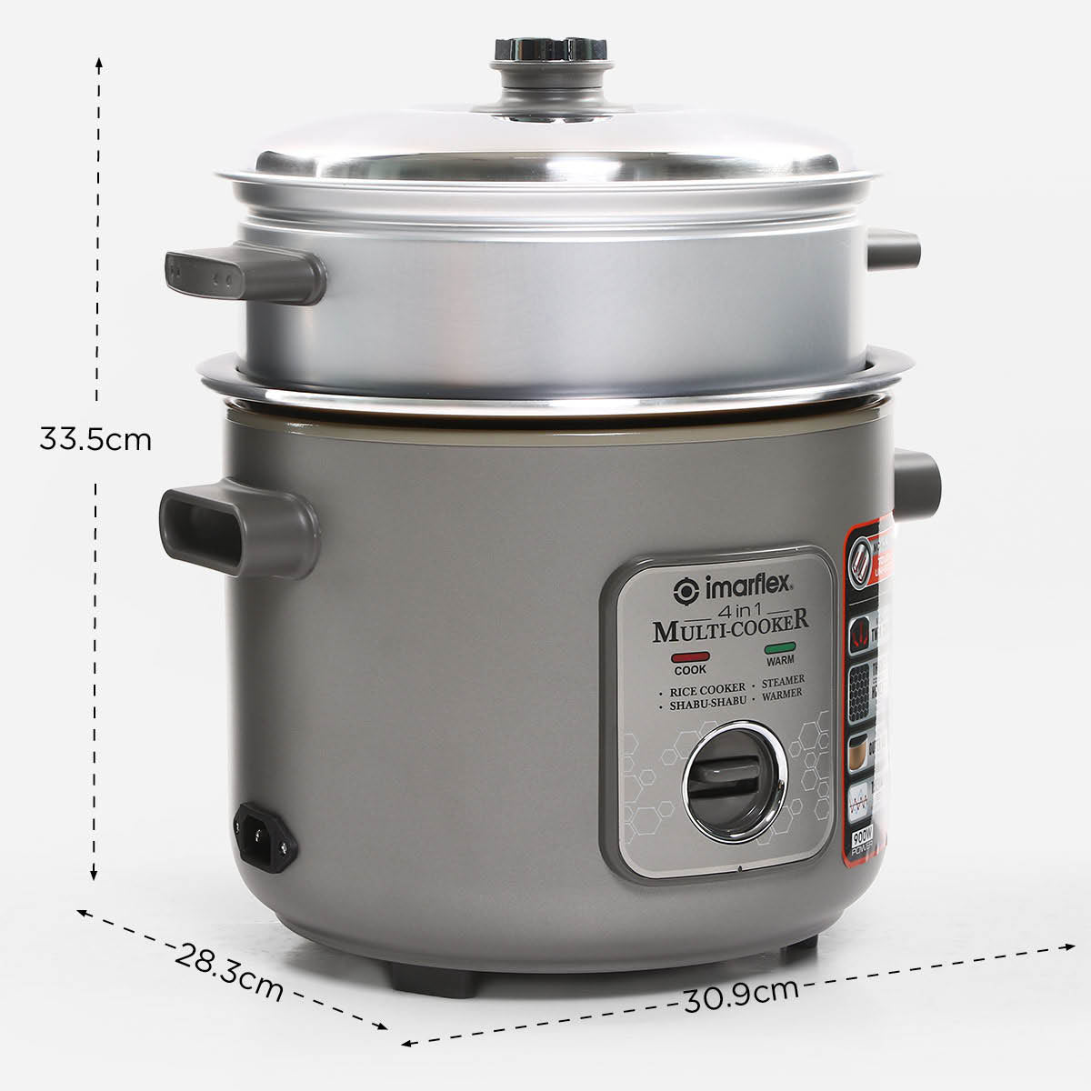 Imarflex IRC-22L 4 IN 1 Rice Cooker Monolithic - 2.2 L