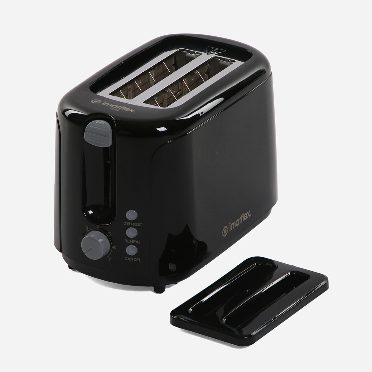 Imarflex 2-Slice Pop-Up Toaster IS-52S - Black