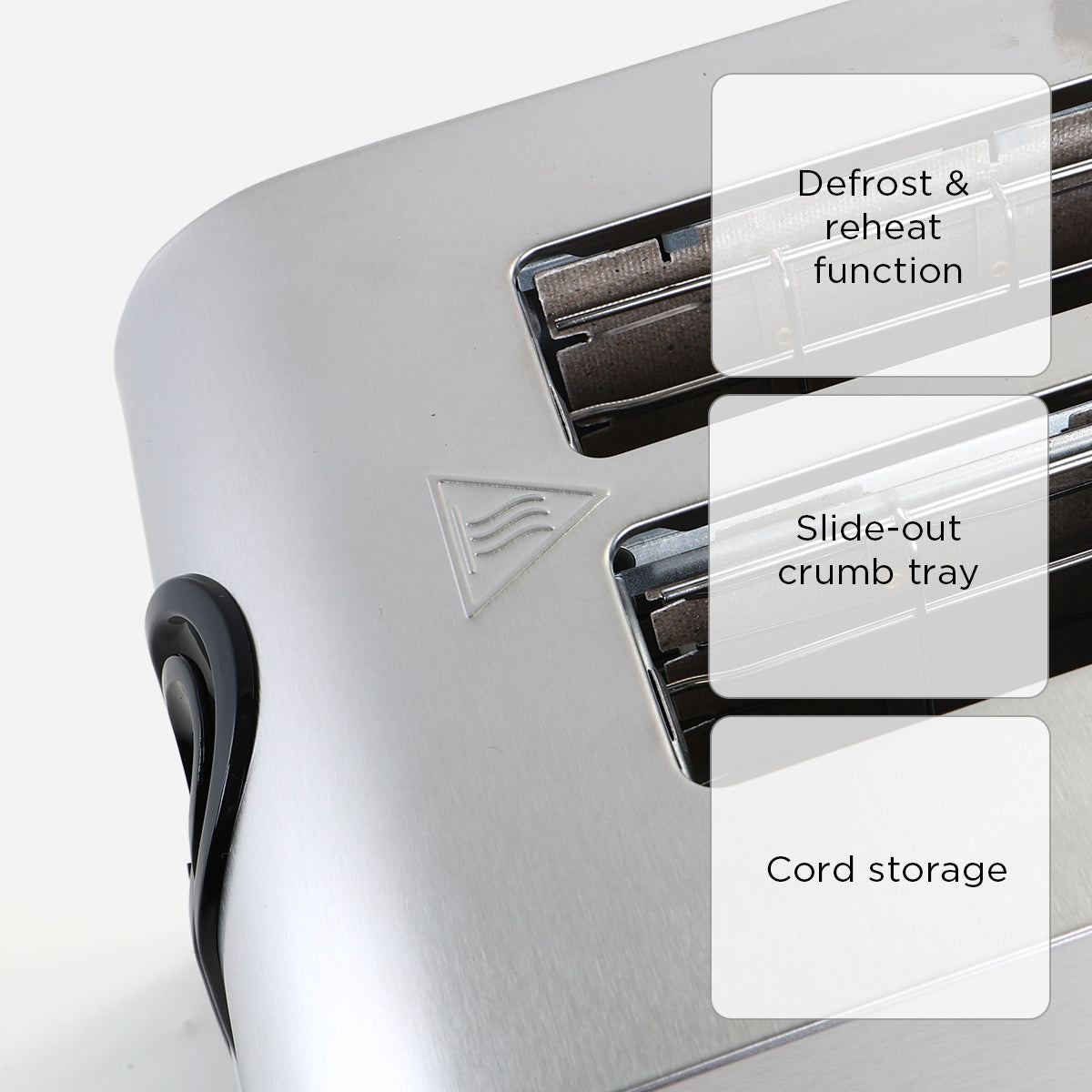 Imarflex 2-Slice Pop Toaster - Silver